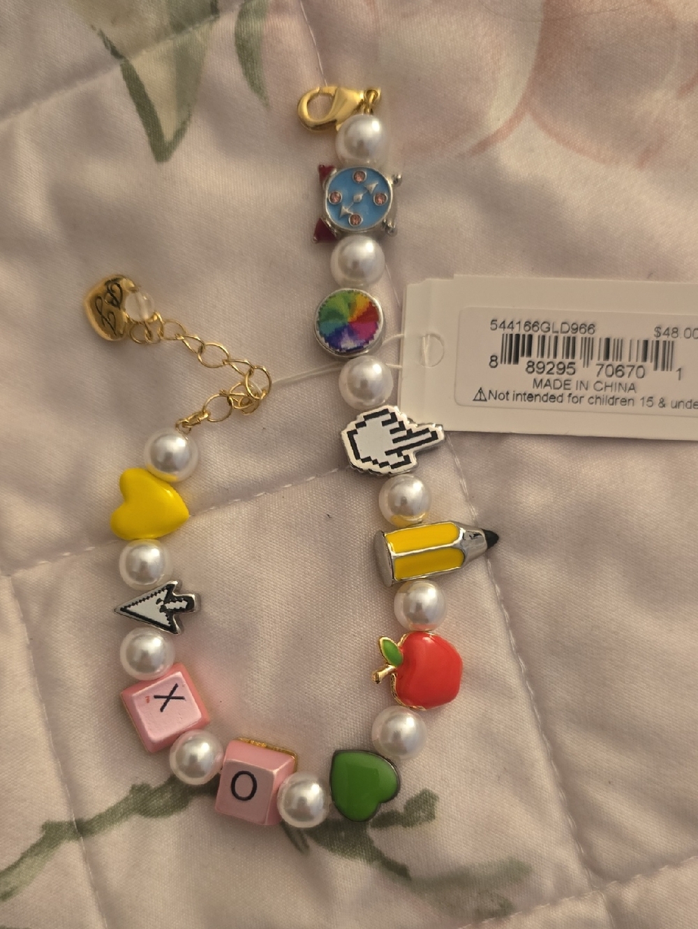 Betsey Johnson Colorful School Bracelet